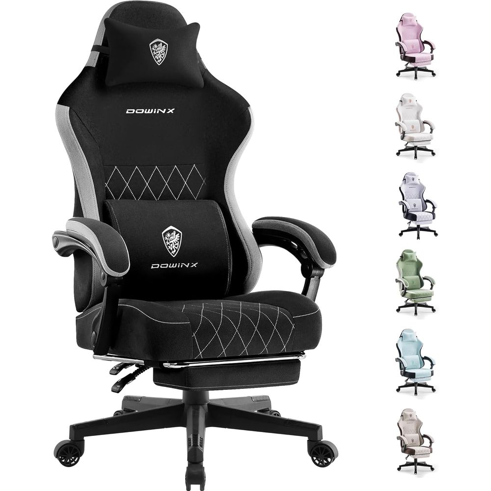 Gaming Chair Cushion - abric Oyun Koltuğu, Ayak Dayamalı ve