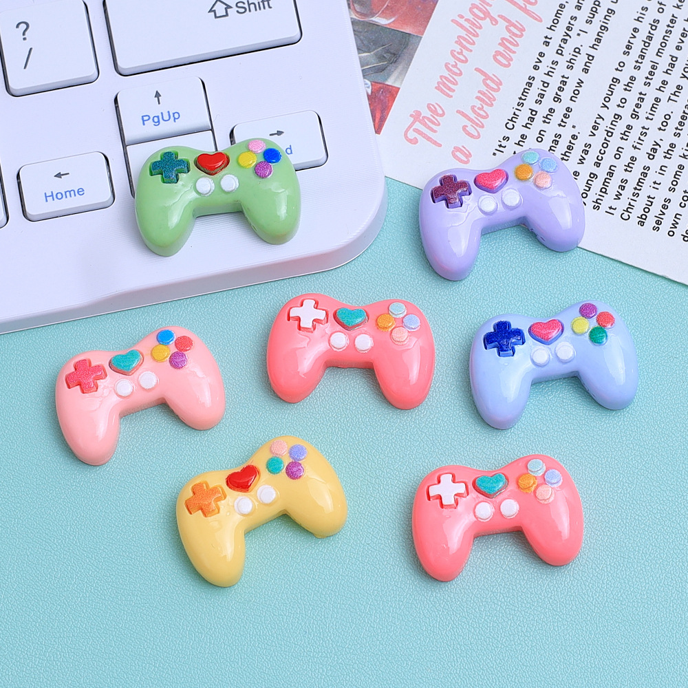 Gaming Console Keychain - 5 adet Renkli Oyun Konsolu Gamepad