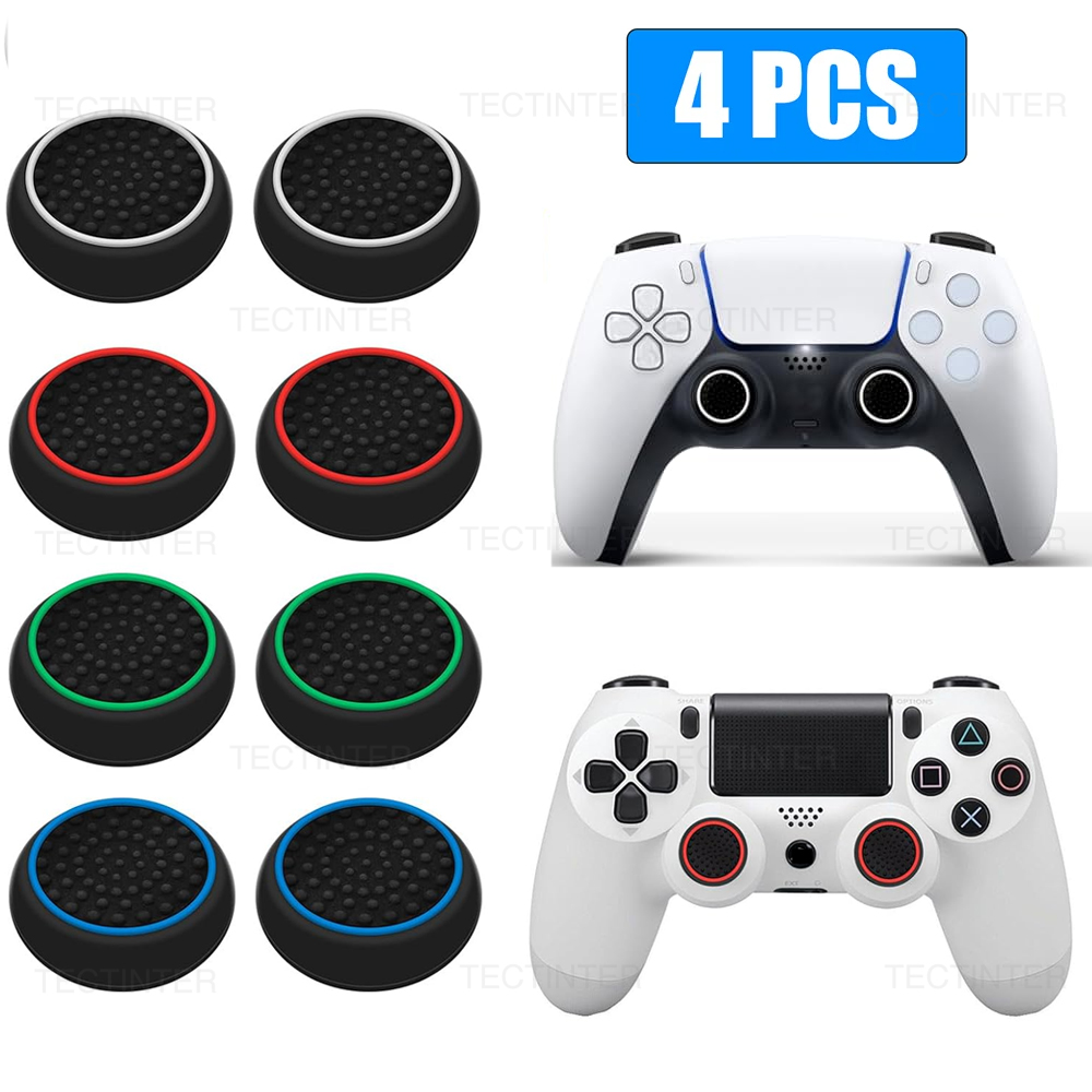 Gaming Console Joystick - 4 adet silikon Analog ThumbStick kavrama
