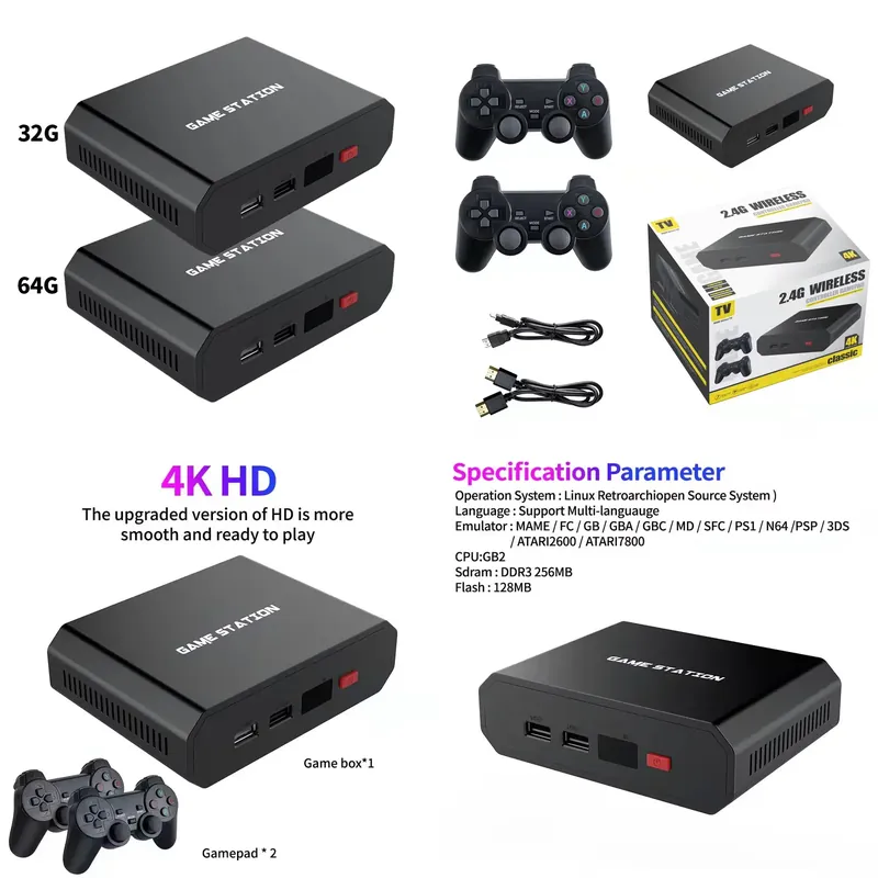 Gaming Console Controller - M8plus HD Video Oyun Konsolu Kutusu