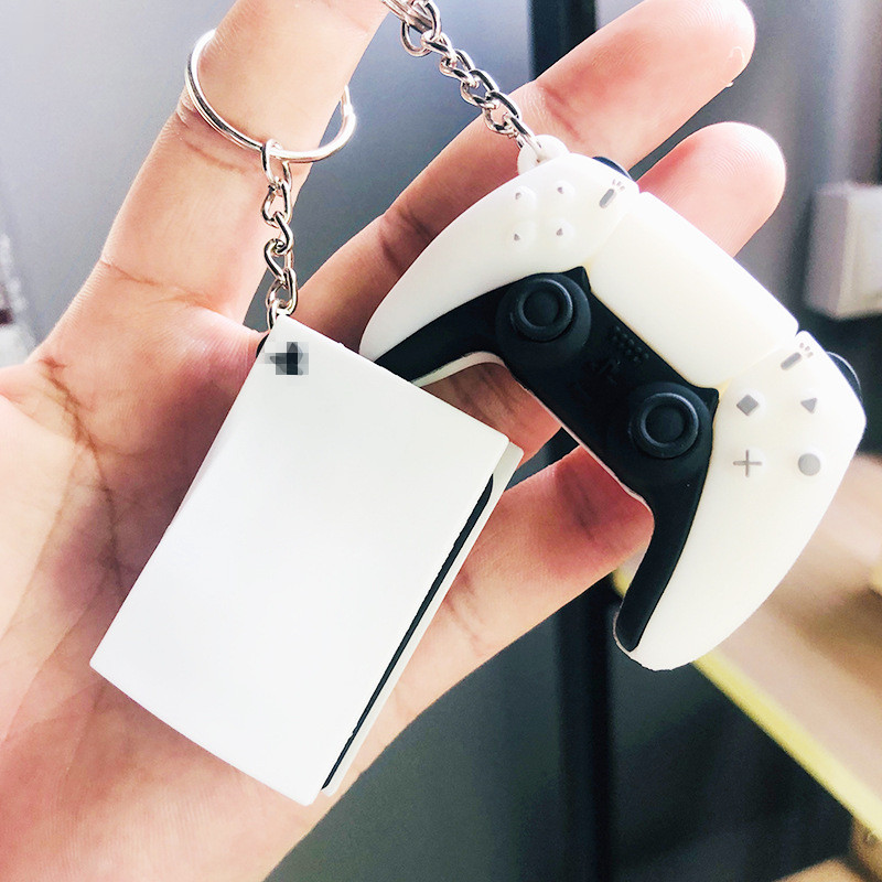 Gaming Console Keychain - Şık Ps5 Analog Damla Tutkal El