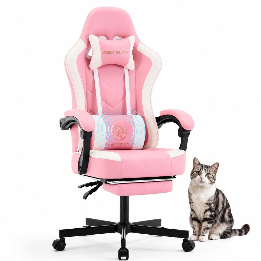 Gaming Chair Cushion - Oyun Koltuğu, Ayak Dayamalı Ergonomik Yüksek