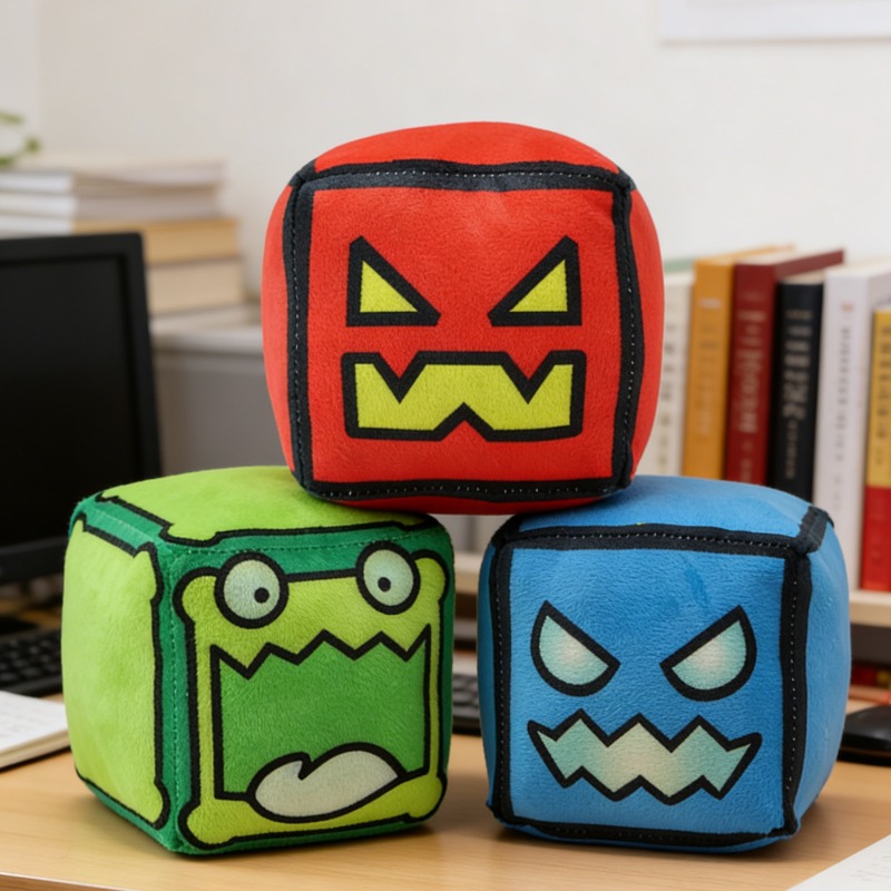 Gaming Chair Cushion - Geometrik Kawaii Yastık Sevimli Dolgulu Minder