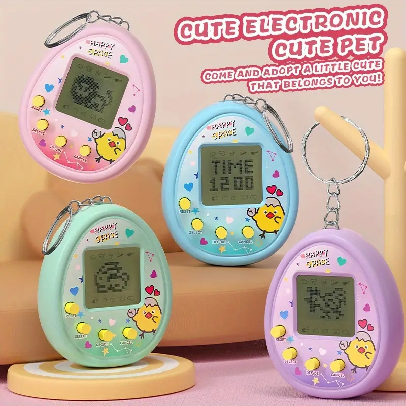 Gaming Console Keychain - Sevimli Karikatür El Tipi Sanal Evcil