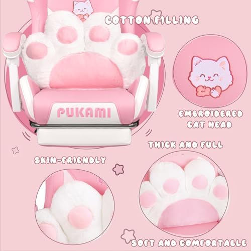 Pembe Oyun Koltuğu Kedi Kulakl - Gaming Chair Cushion incelemesi ve fiyatı