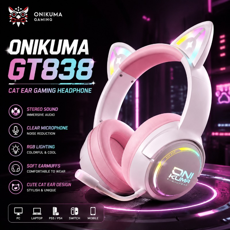 ONIKUMA GT838 Oyun Kulaklığı K - Gaming Console In Amazon incelemesi ve fiyatı