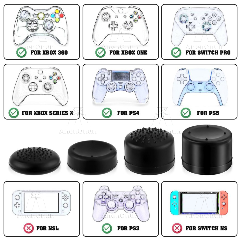8 adet başparmak kavrama kapak - Gaming Console Joystick incelemesi ve fiyatı