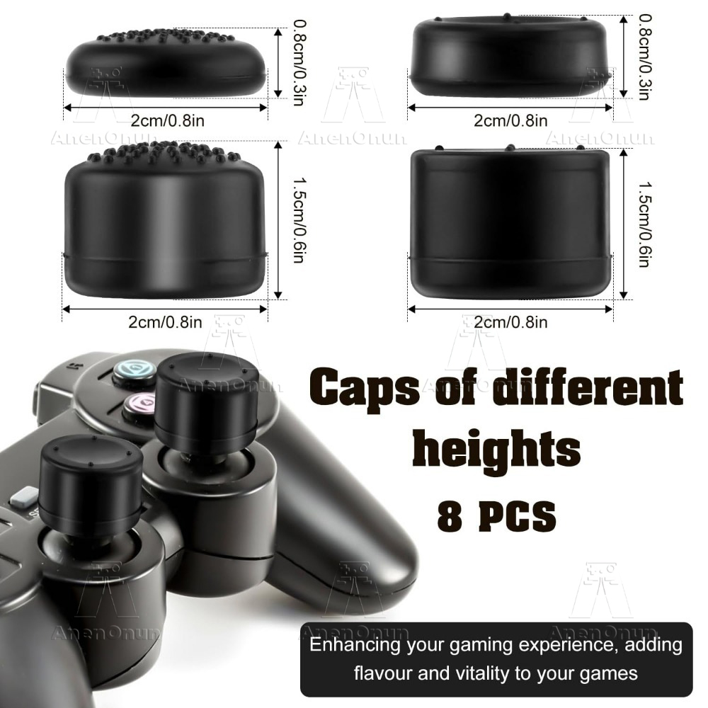 8 adet başparmak kavrama kapak - Gaming Console Joystick incelemesi ve fiyatı